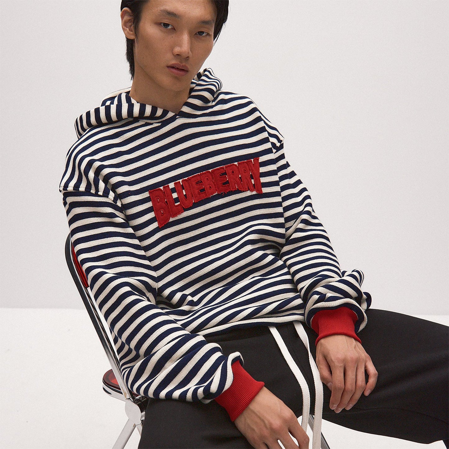 Heavy Striped Hoodie