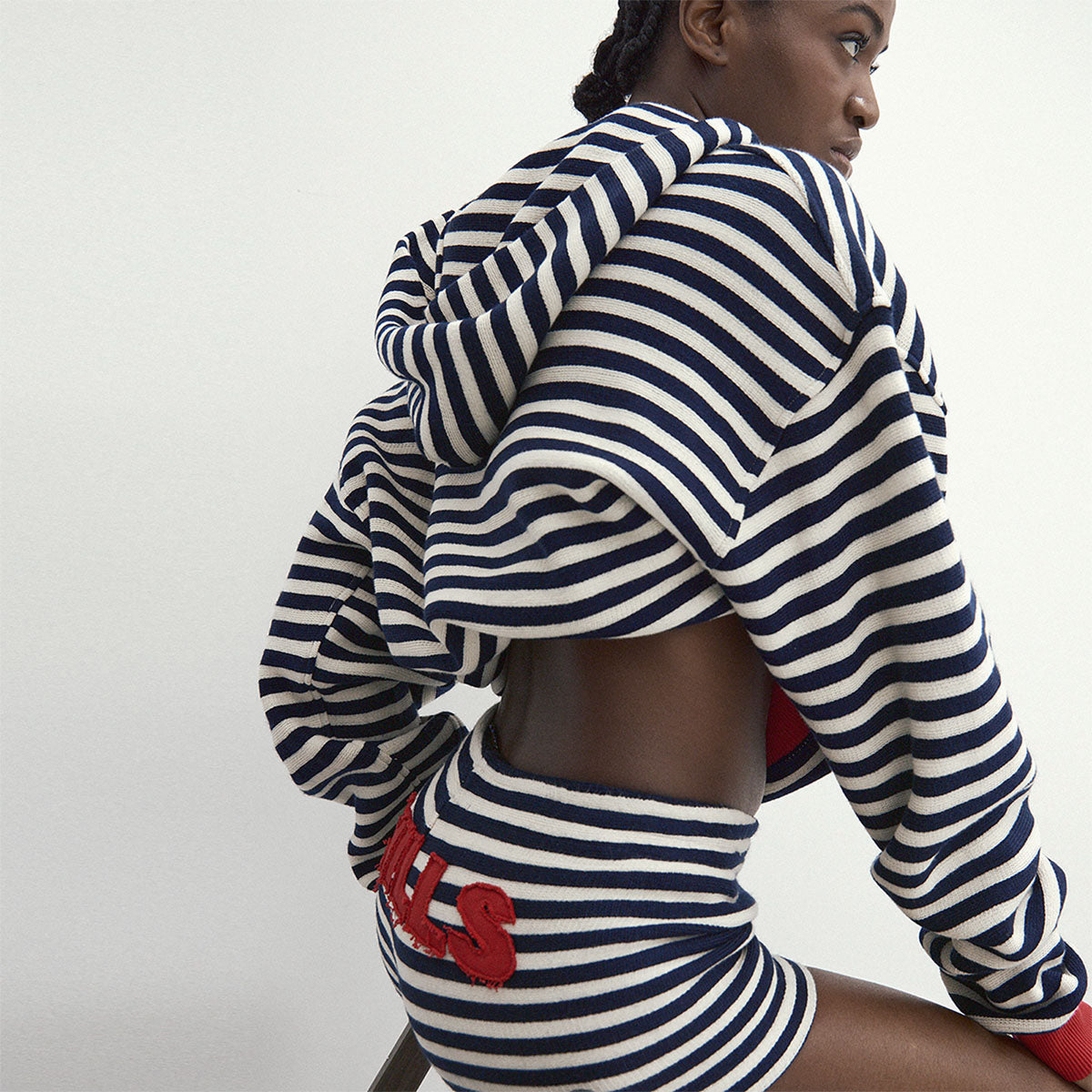 Heavy Striped Hoodie