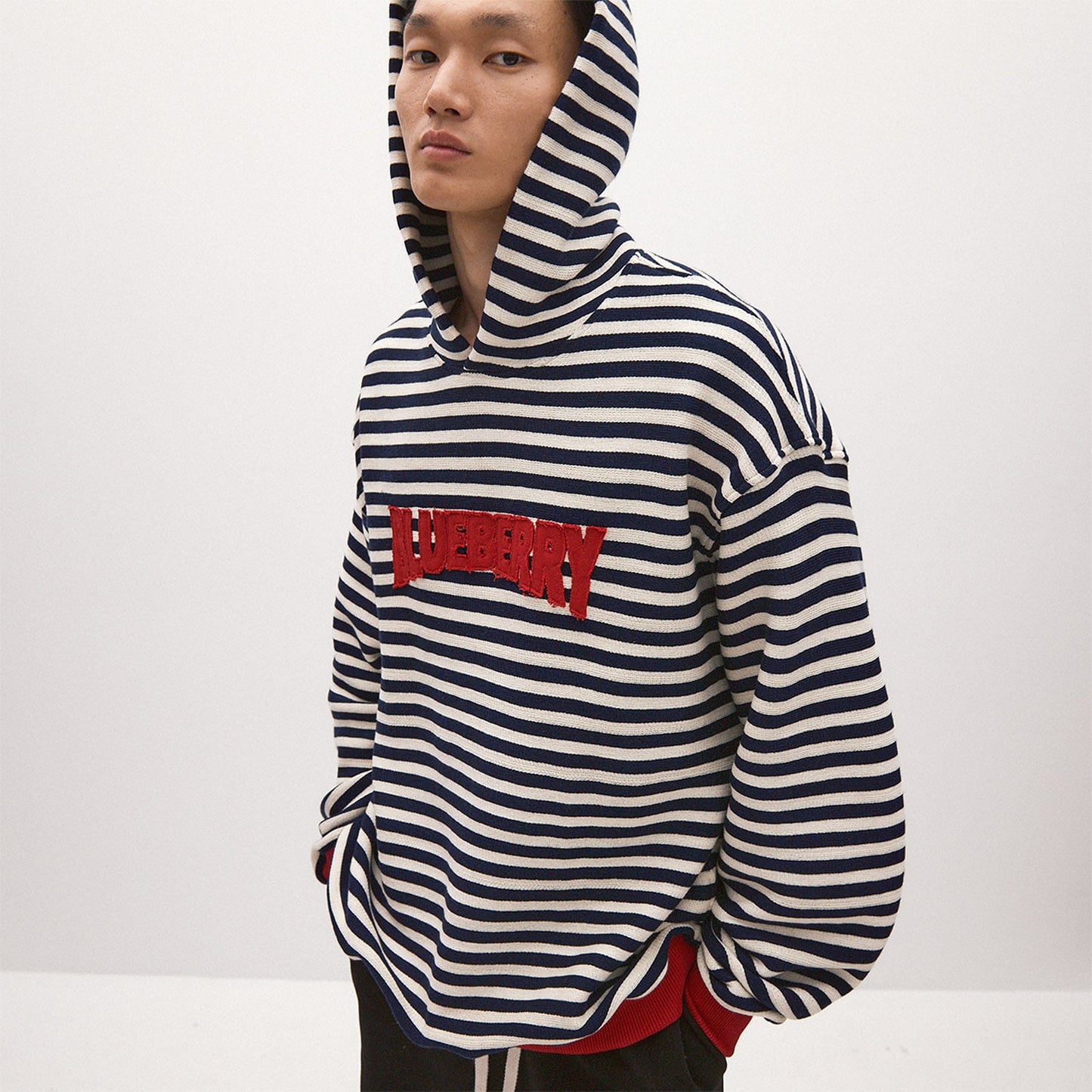 Heavy Striped Hoodie