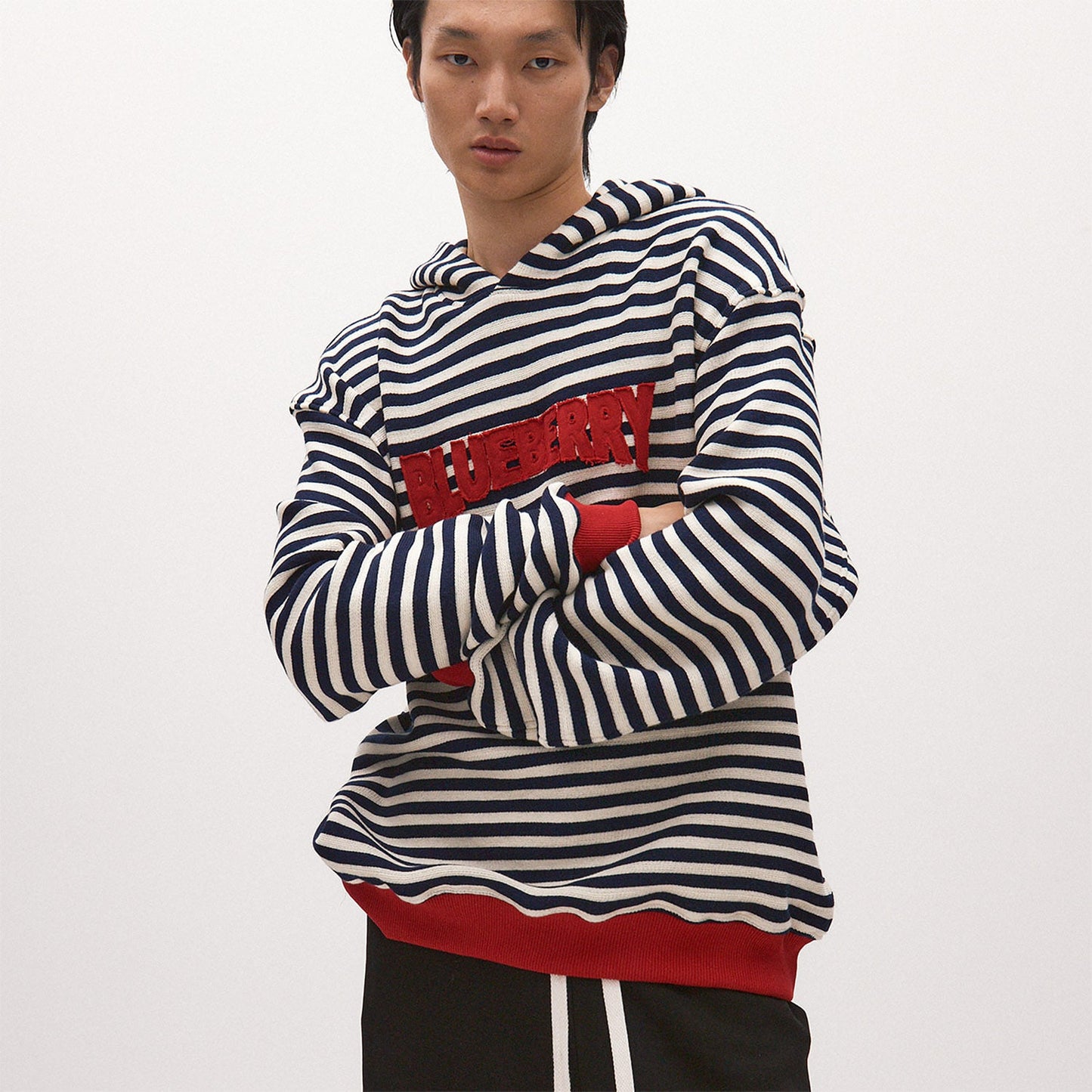 Heavy Striped Hoodie