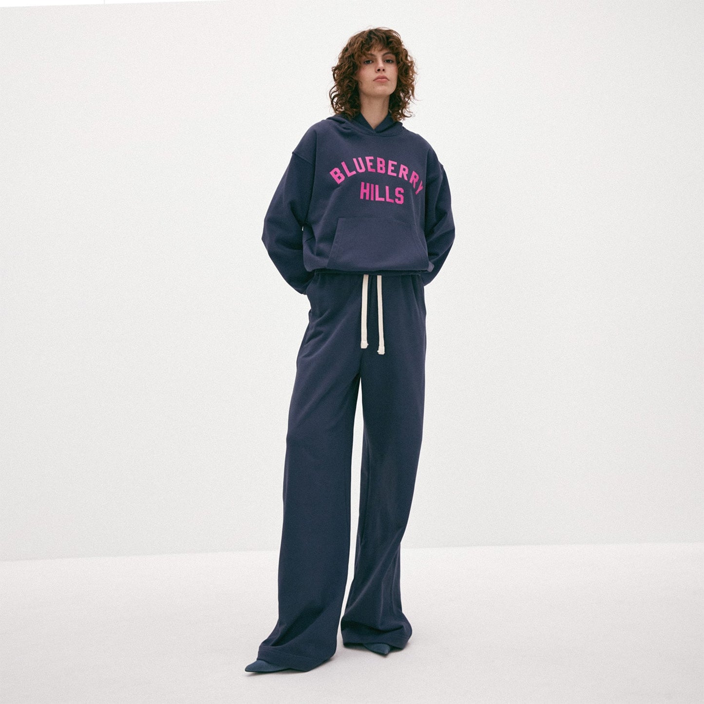 College Hoodie, Blueberry