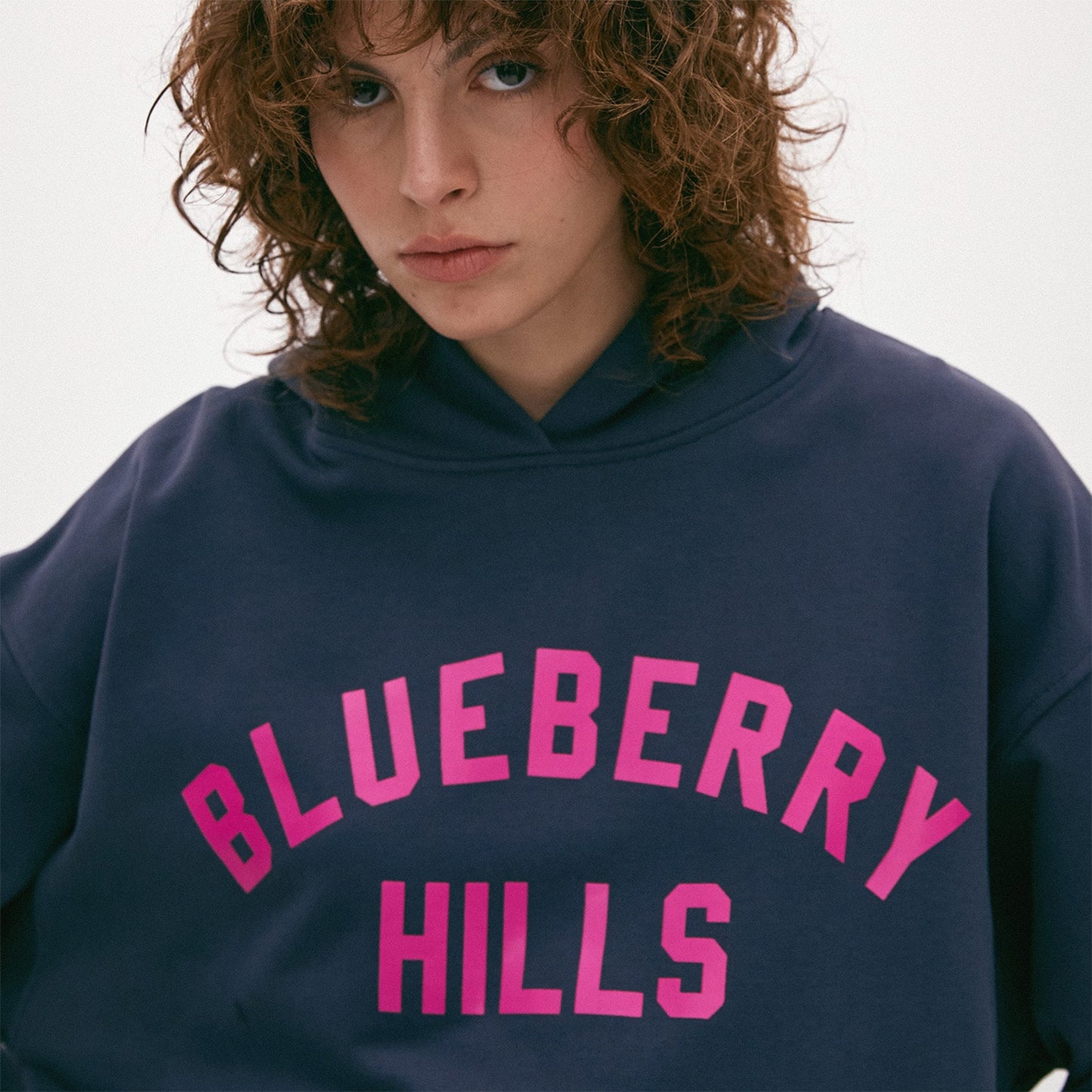 College Hoodie, Blueberry