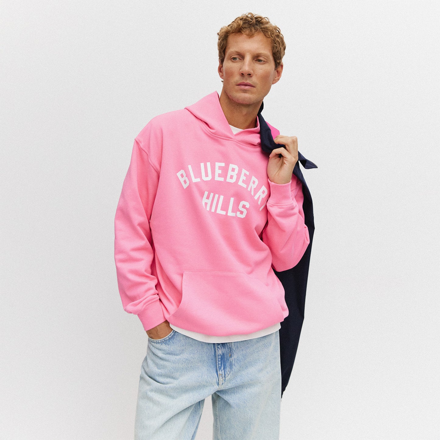College Hoodie, Pink