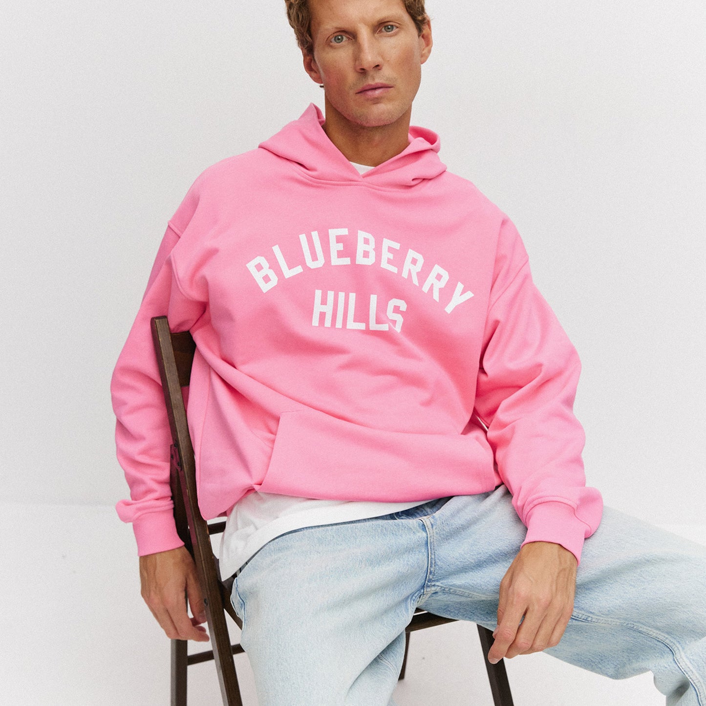 College Hoodie, Pink