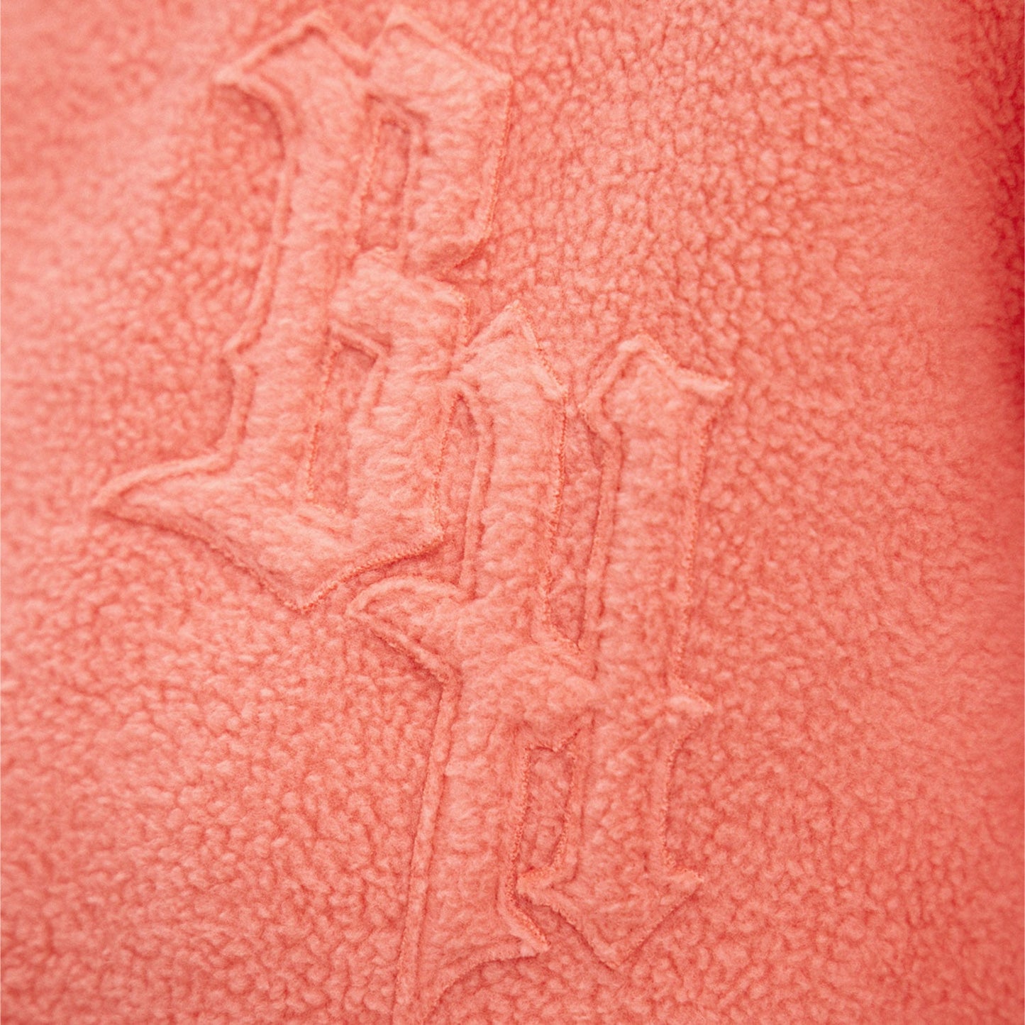 Polar Fleece Zip Hoodie, Salmon
