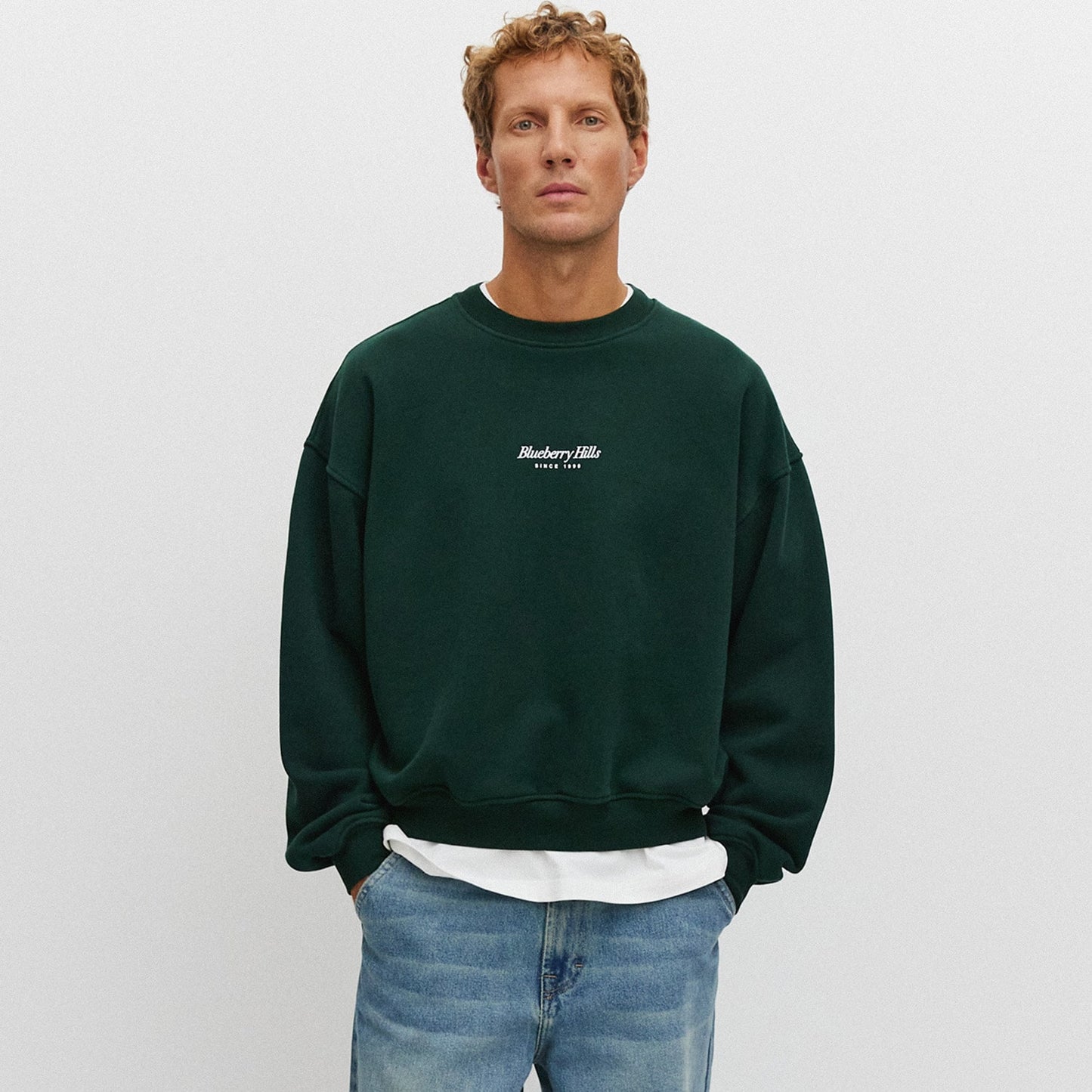 Sweatshirt, Deep Green