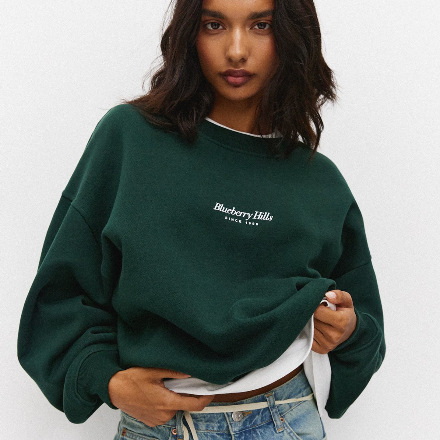 Sweatshirt, Deep Green