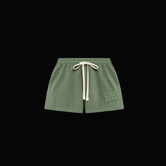 Polar Fleece Shorts, Olive