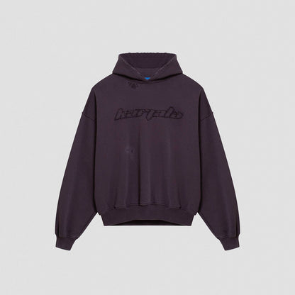 Karjala Distresed Hoodie, Blueberry