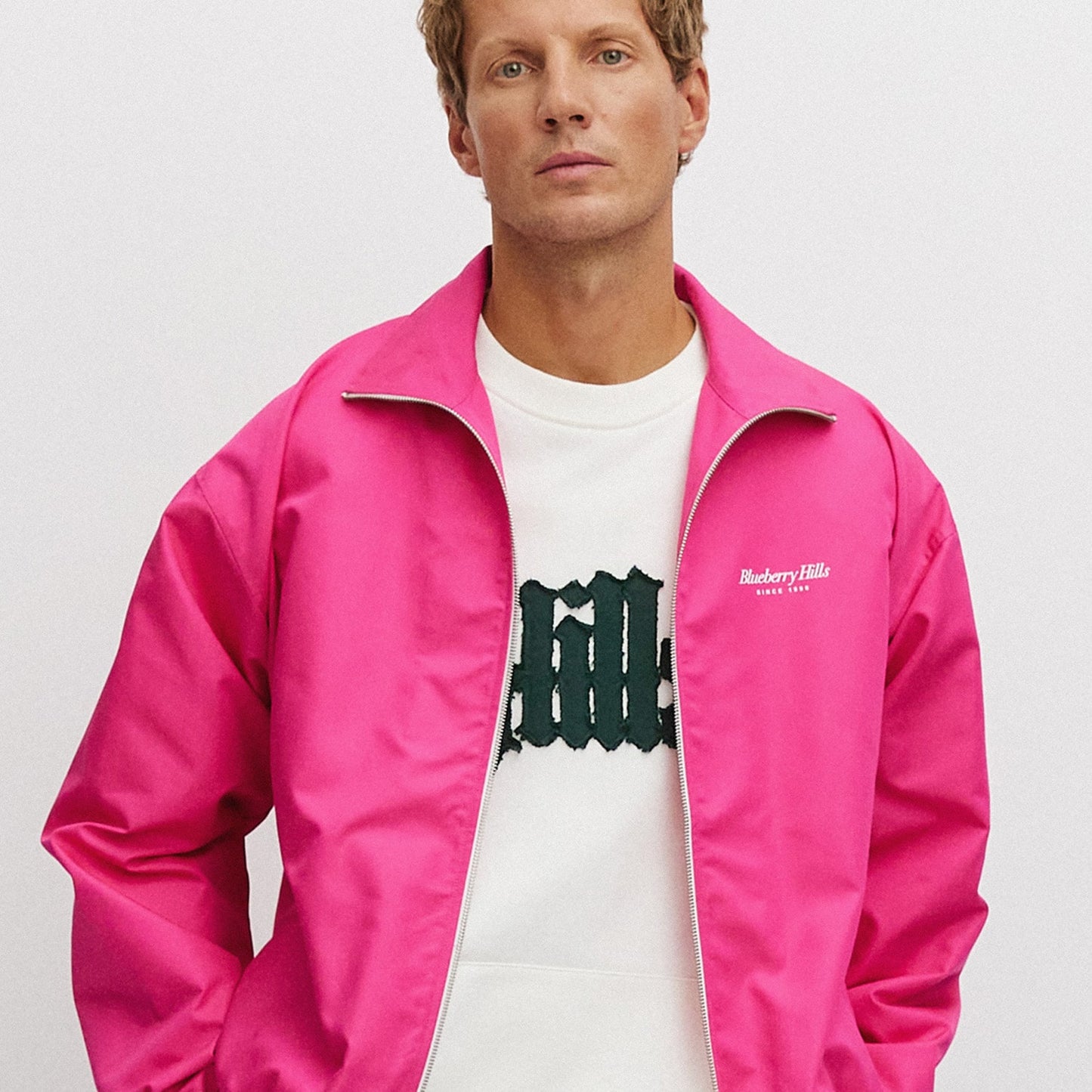 Cotton Jacket, Fuchsia