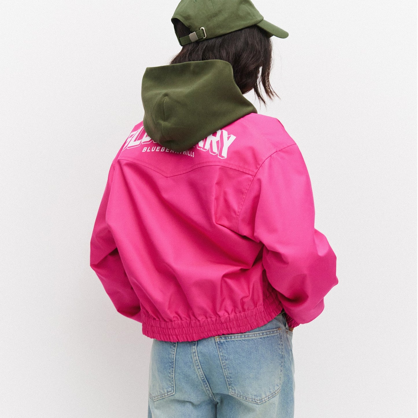 Cotton Jacket, Fuchsia