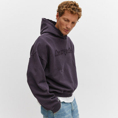 Karjala Distresed Hoodie, Blueberry
