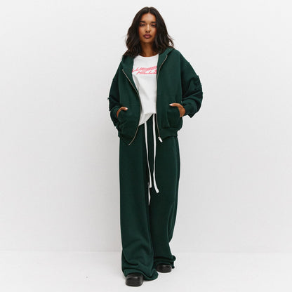 Heavy Long Pants, Deep Green