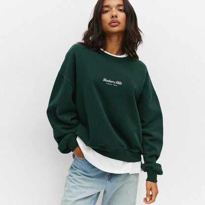 Sweatshirt, Deep Green
